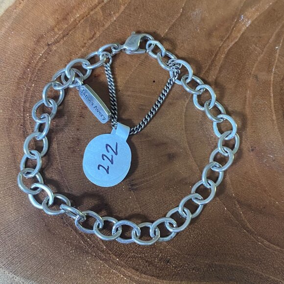 James Avery Forged Link Charm Bracelet, Size XS, Sterling Silver